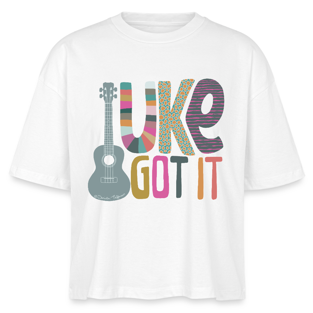 Ukulele Damen-Shirt "UKE got it" - Weiß