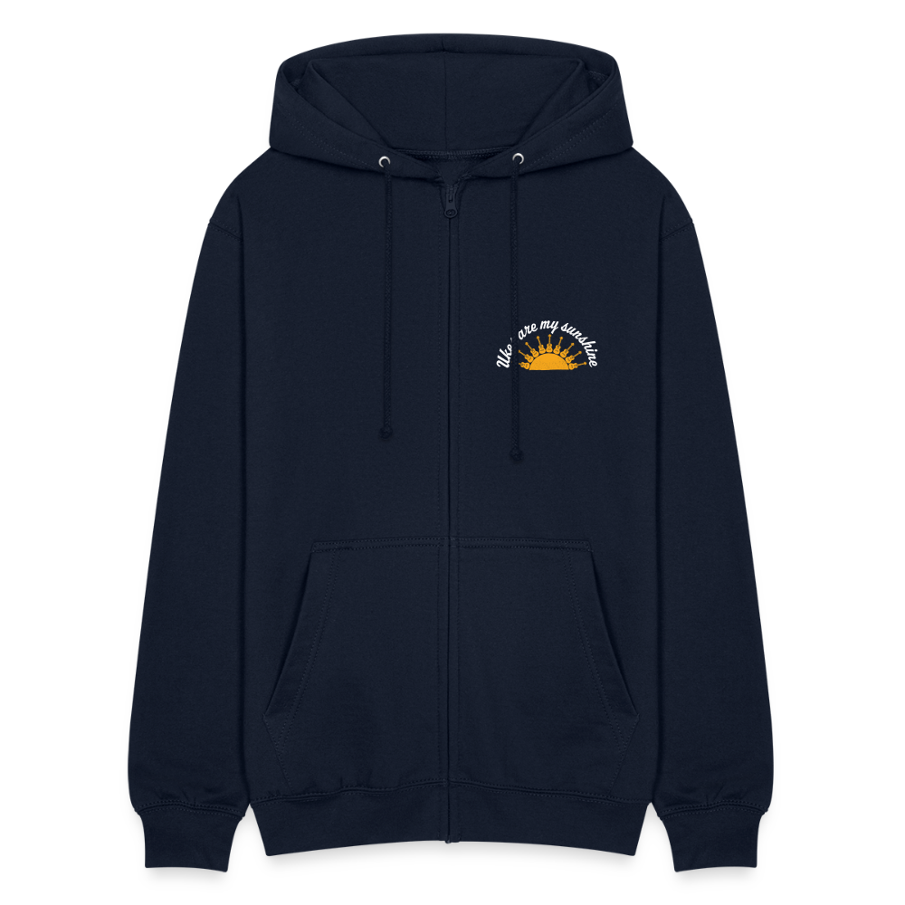 Unisex Kapuzenjacke "Ukes are my sunshine" - blue edition - Navy