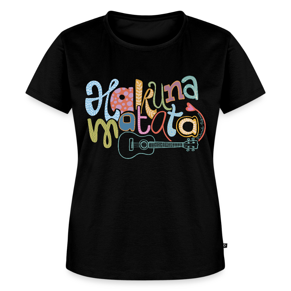 Damen Premium T-Shirt - "Hakuna Matata" - Schwarz