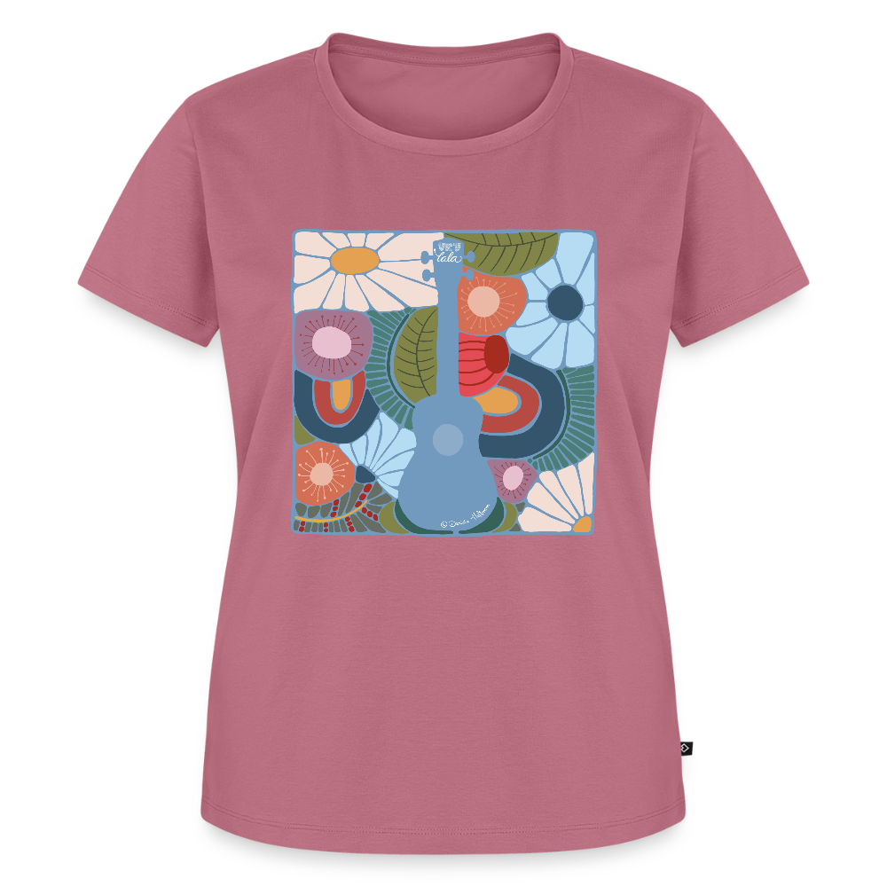 Damen Premium T-Shirt - "Modern Flowers" - Mauve