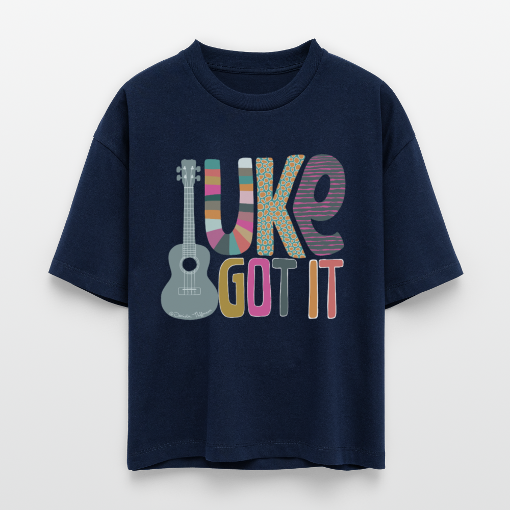 Ukulele Damen-Shirt "UKE got it" - Navy