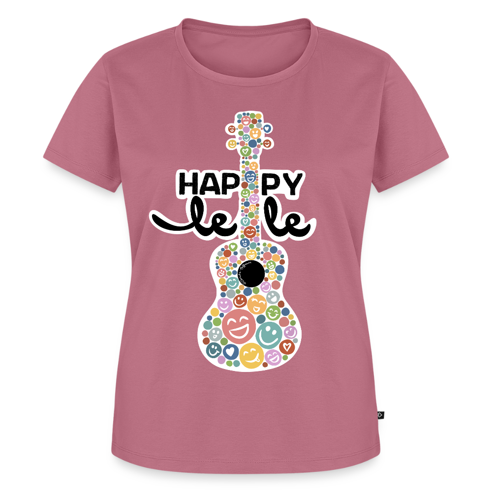 Damen Premium T-Shirt - "HAPPY-lele" - Mauve