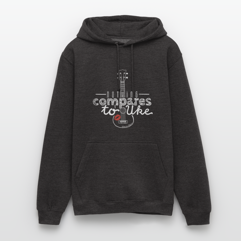 Ukulele Unisex Hoodie - "Nothing compares to Uke" - Anthrazit