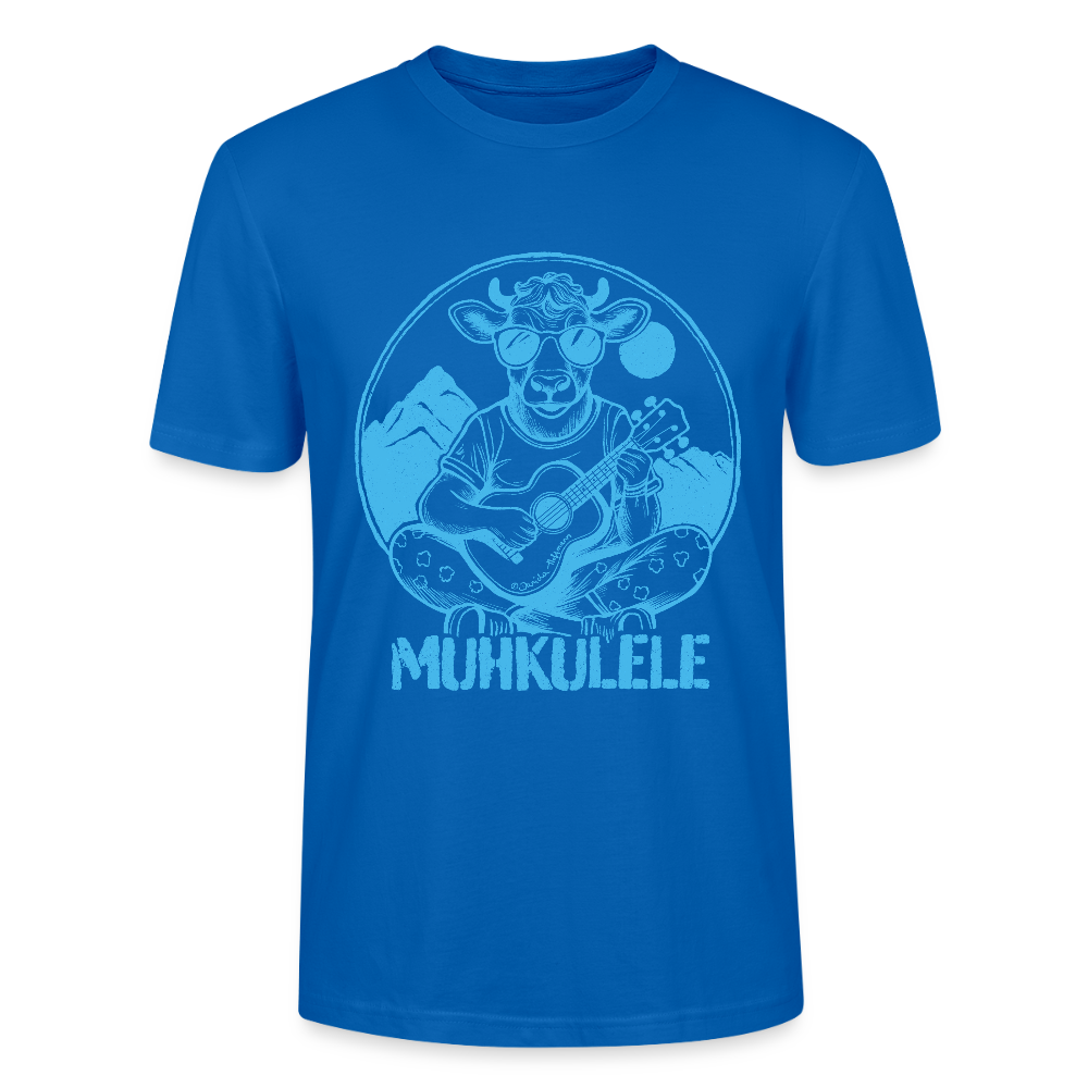 Ukulele Unisex T-Shirt - "Muhkulele" - Pfauenblau