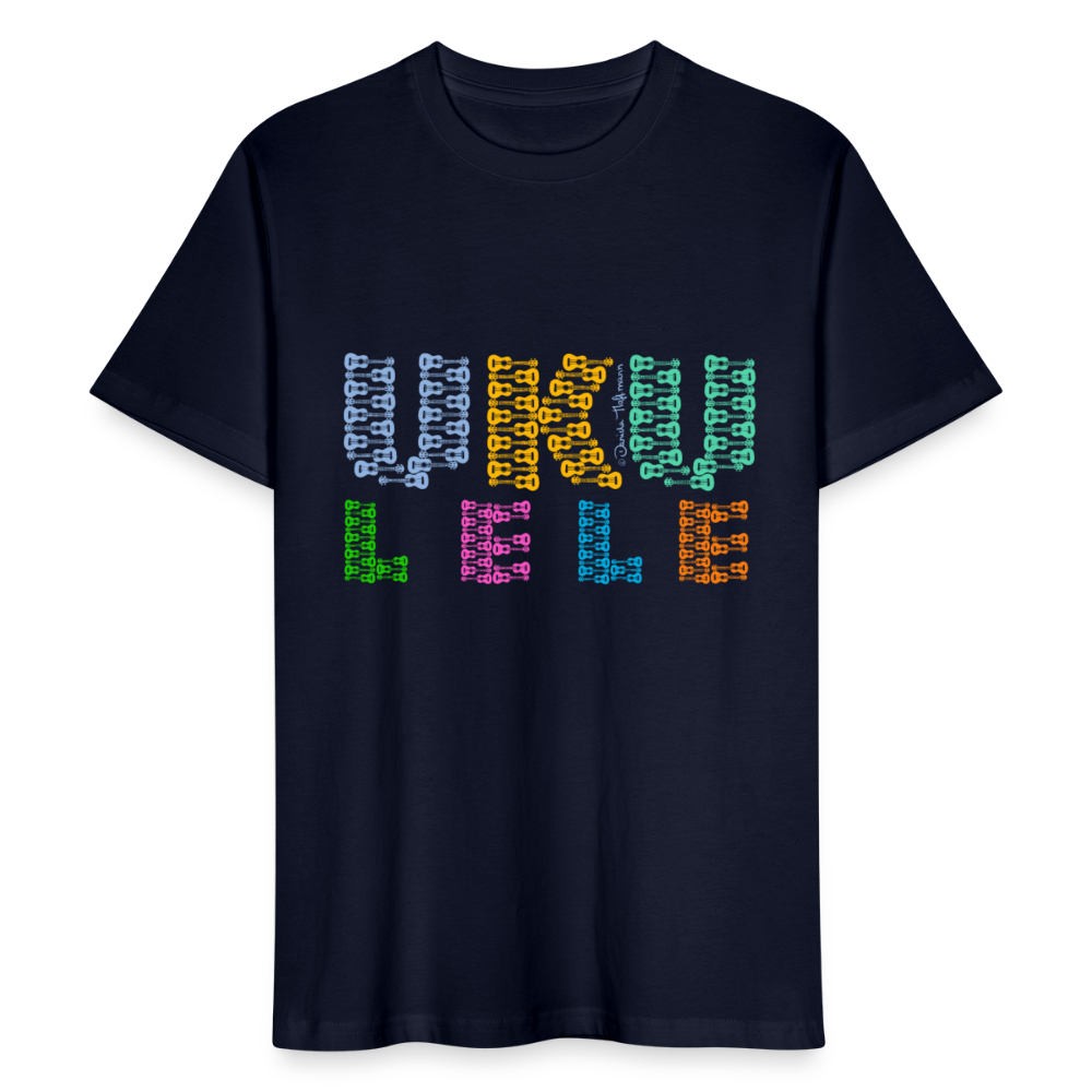 Ukulele T-Shirt Unisex - "UKU - LELE" - Navy