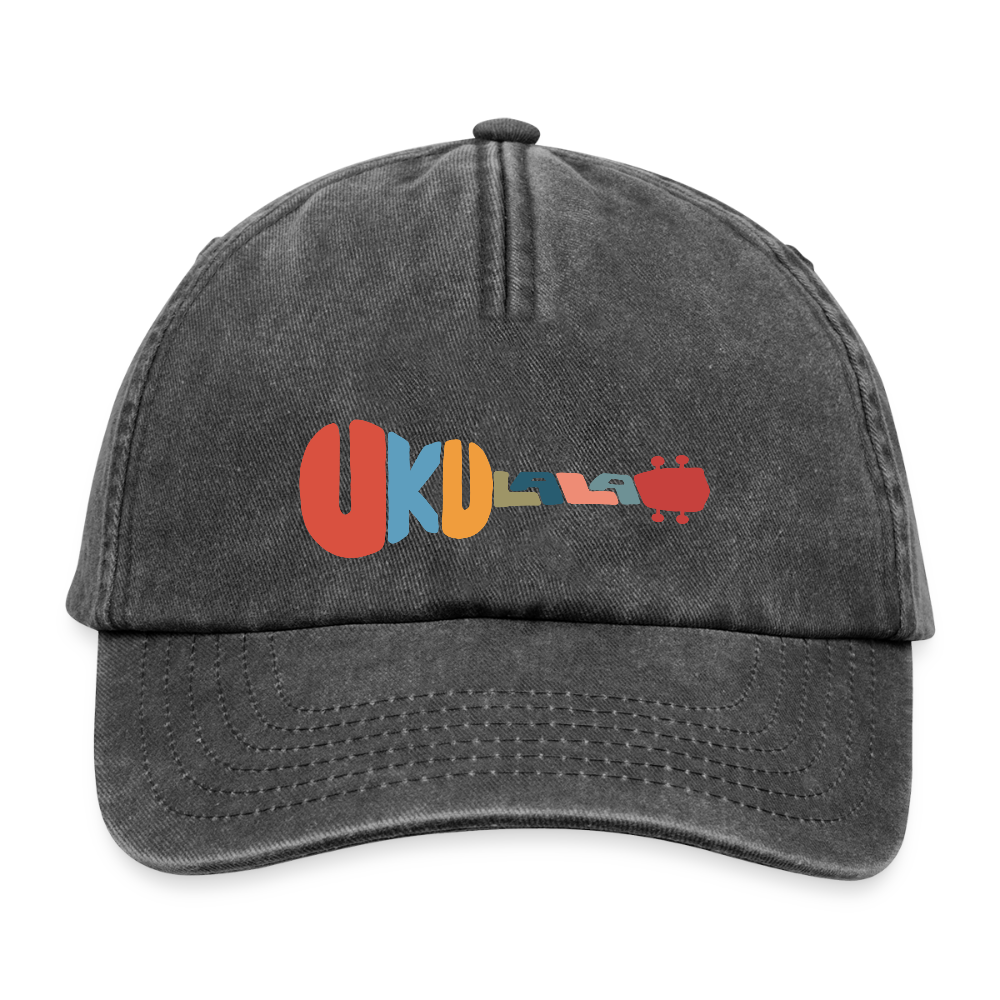 Vintage Cap - "Music Love" - Vintage Schwarz