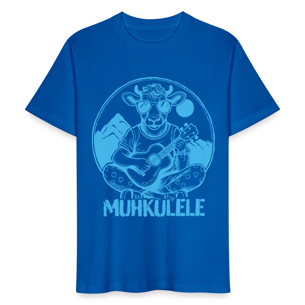 Ukulele Unisex T-Shirt - "Muhkulele" - Pfauenblau