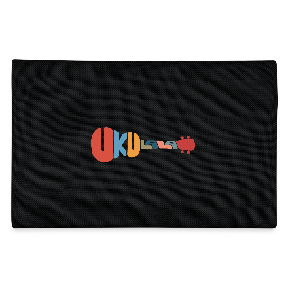 UKUlala Federtasche - praktische Tasche für Stimmgerät, Stift und Plektrum - Schwarz