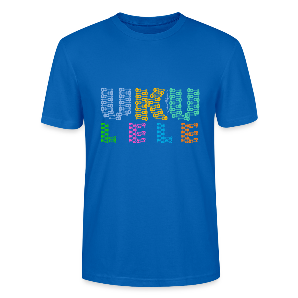 Ukulele T-Shirt Unisex - "UKU - LELE" - Pfauenblau