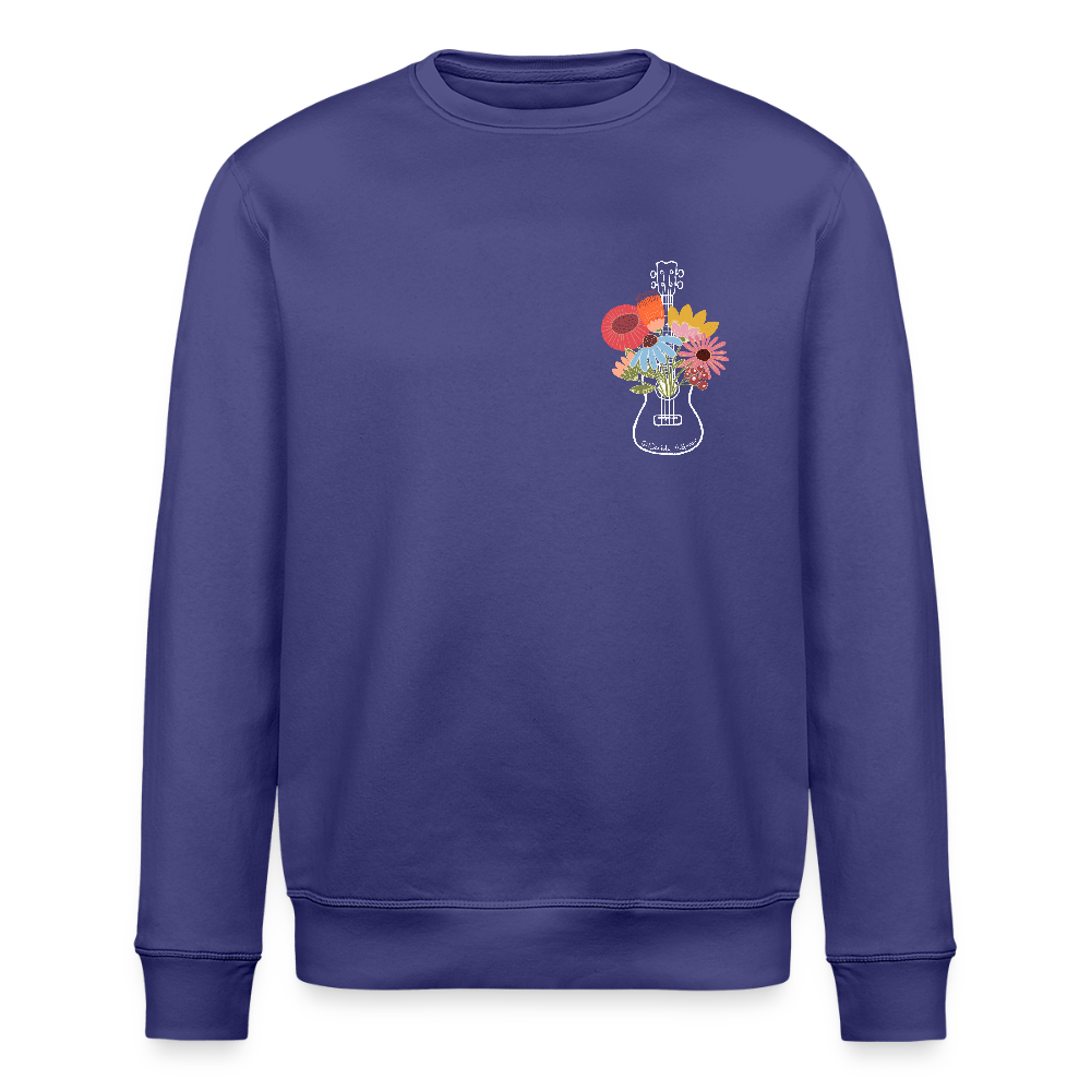 Ukulele-Sweatshirt - "Flower Power" - Dämmerung