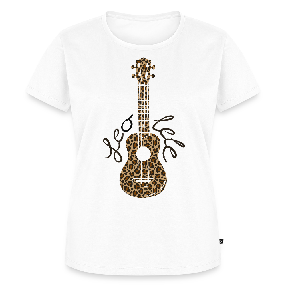 Damen Premium T-Shirt - "Leo-lele" - Weiß