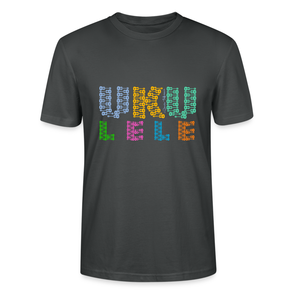 Ukulele T-Shirt Unisex - "UKU - LELE" - Anthrazit