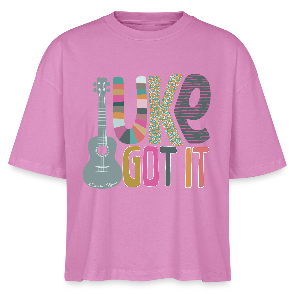 Ukulele Damen-Shirt "UKE got it" - Pink