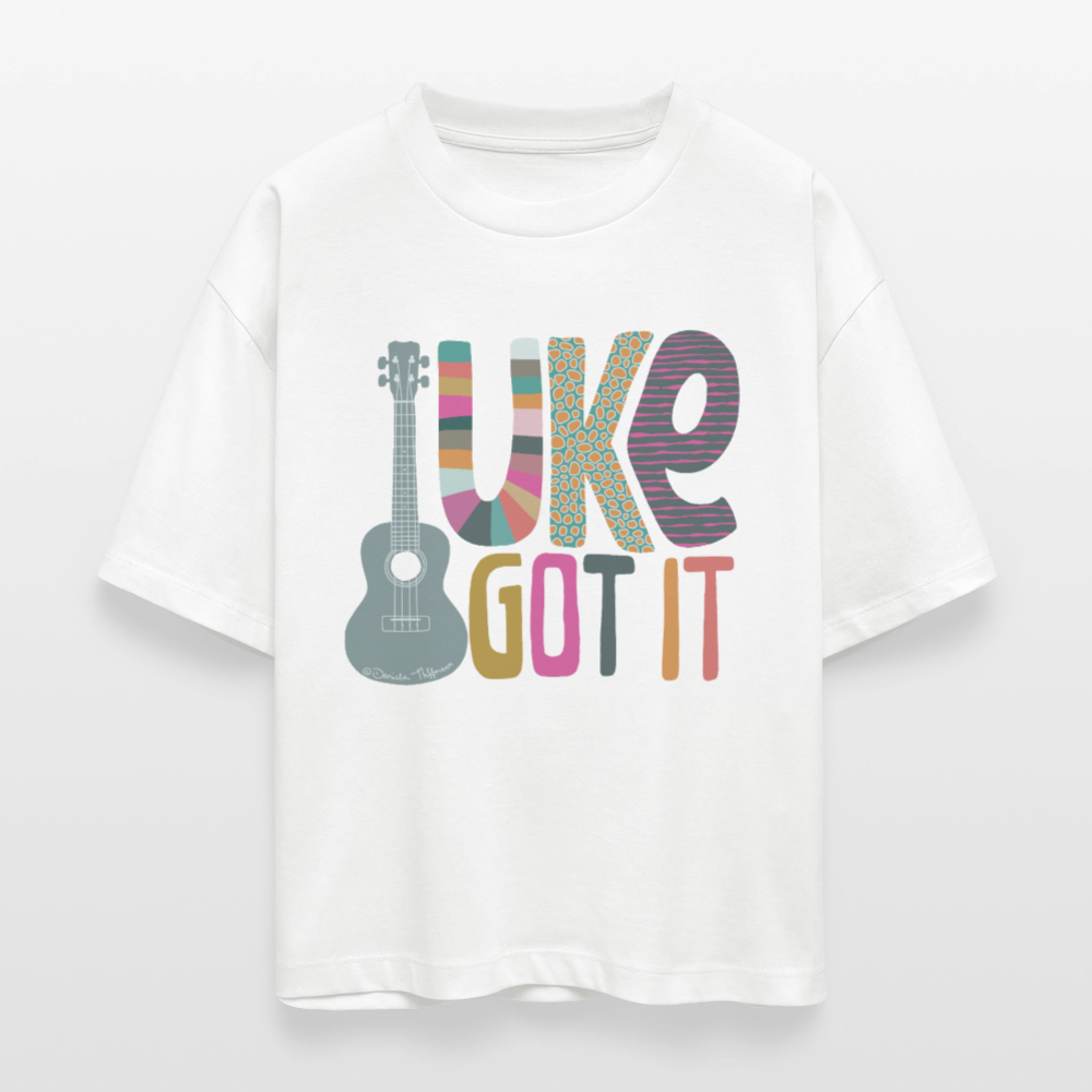 Ukulele Damen-Shirt "UKE got it" - Weiß
