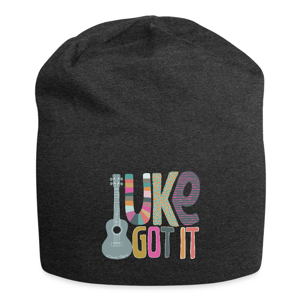 Jersey-Beanie - "Uke got it" - Anthrazit