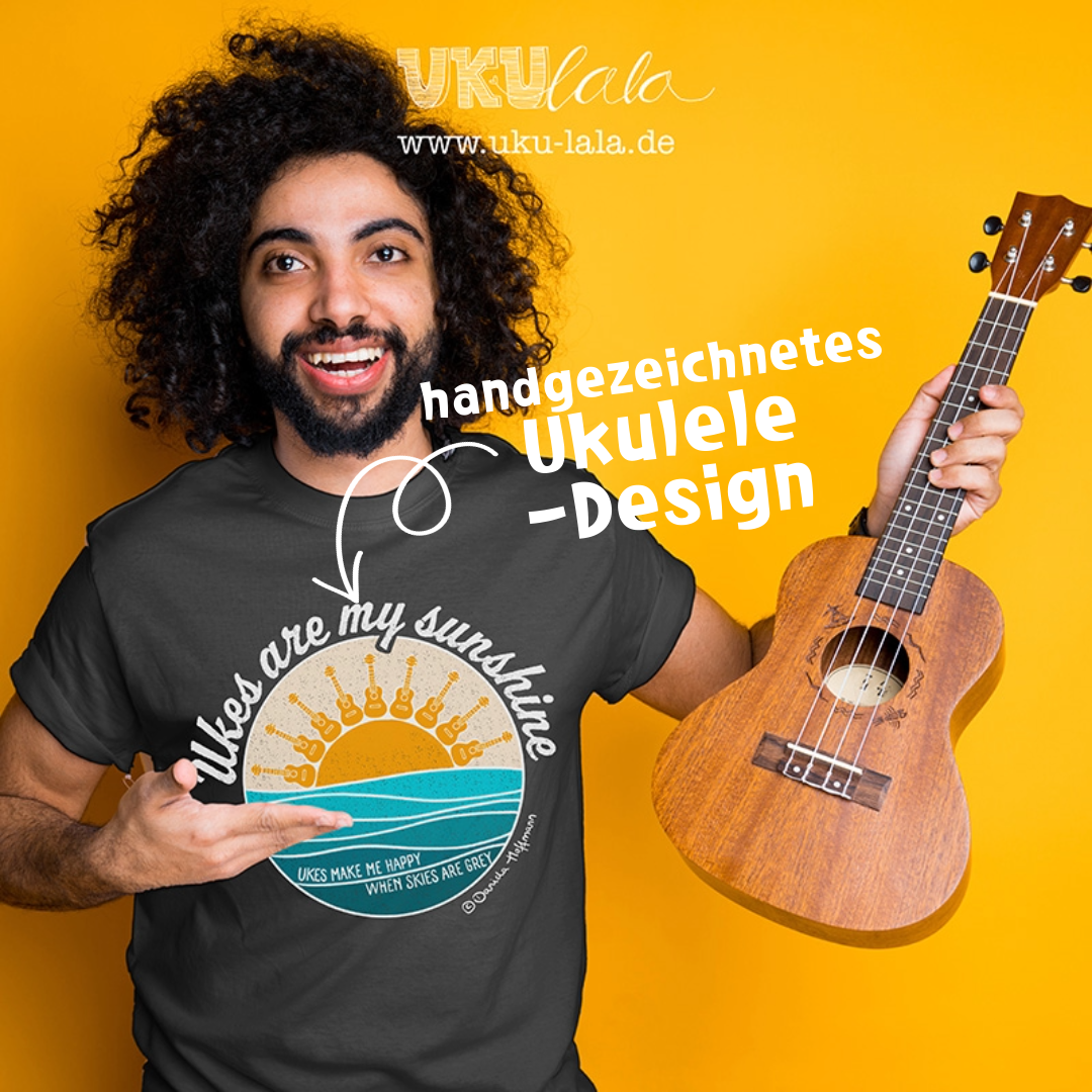 Umhängetasche "Ukes are my sunshine"