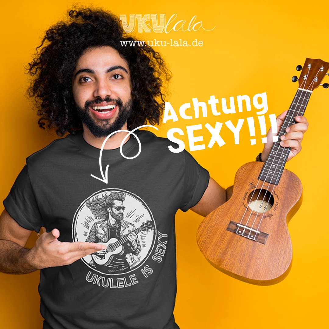 Ukulele T-Shirt Unisex - "Ukulele is sexy"