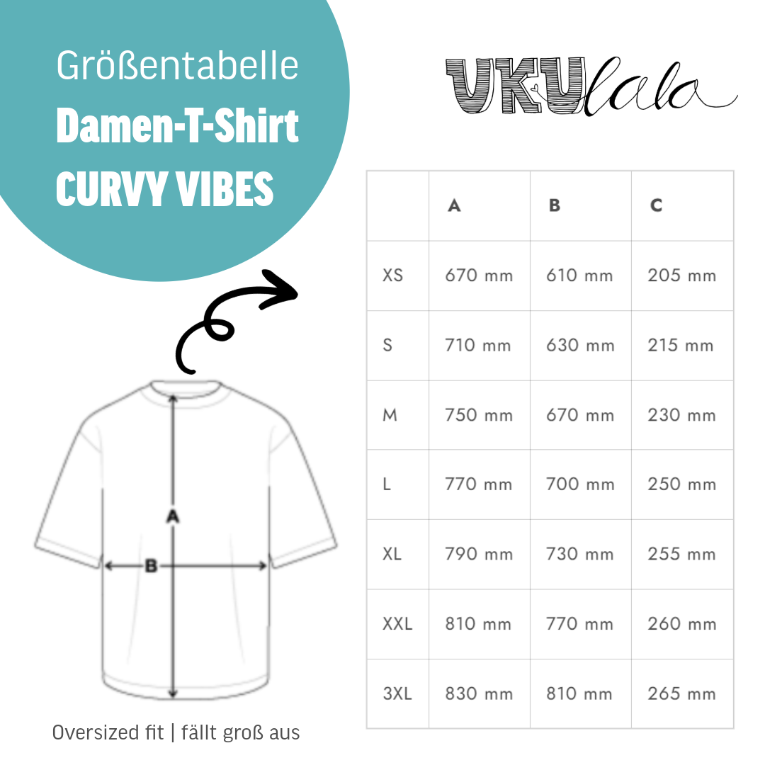 Ukulele Damen T-Shirt - "Ukulele Love" - CURVY VIBES
