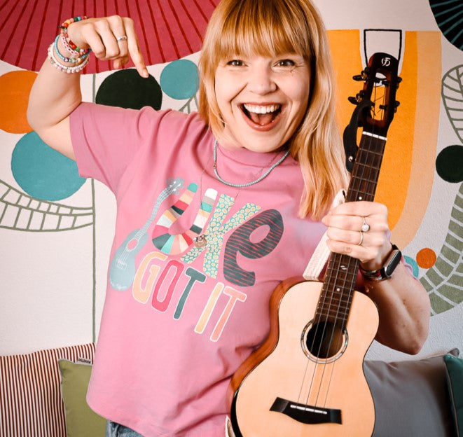 Ukulele women's shirt "UKE got it"