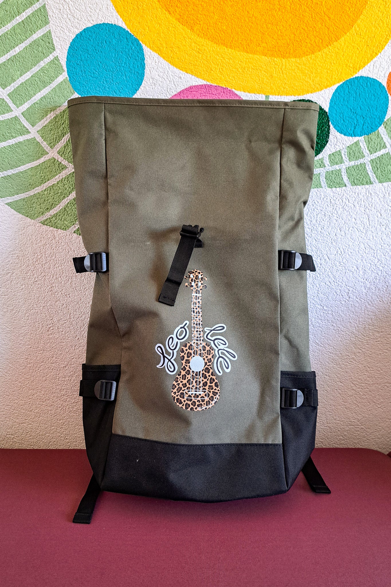 Ukulele Rolltop Rucksack "Leo-lele"