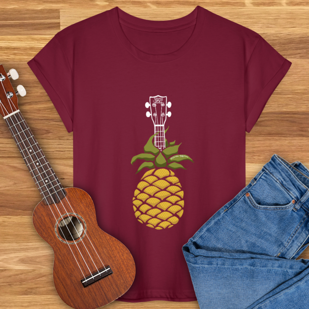 Ukulele Damen T-Shirt - "Pineapple Jam"