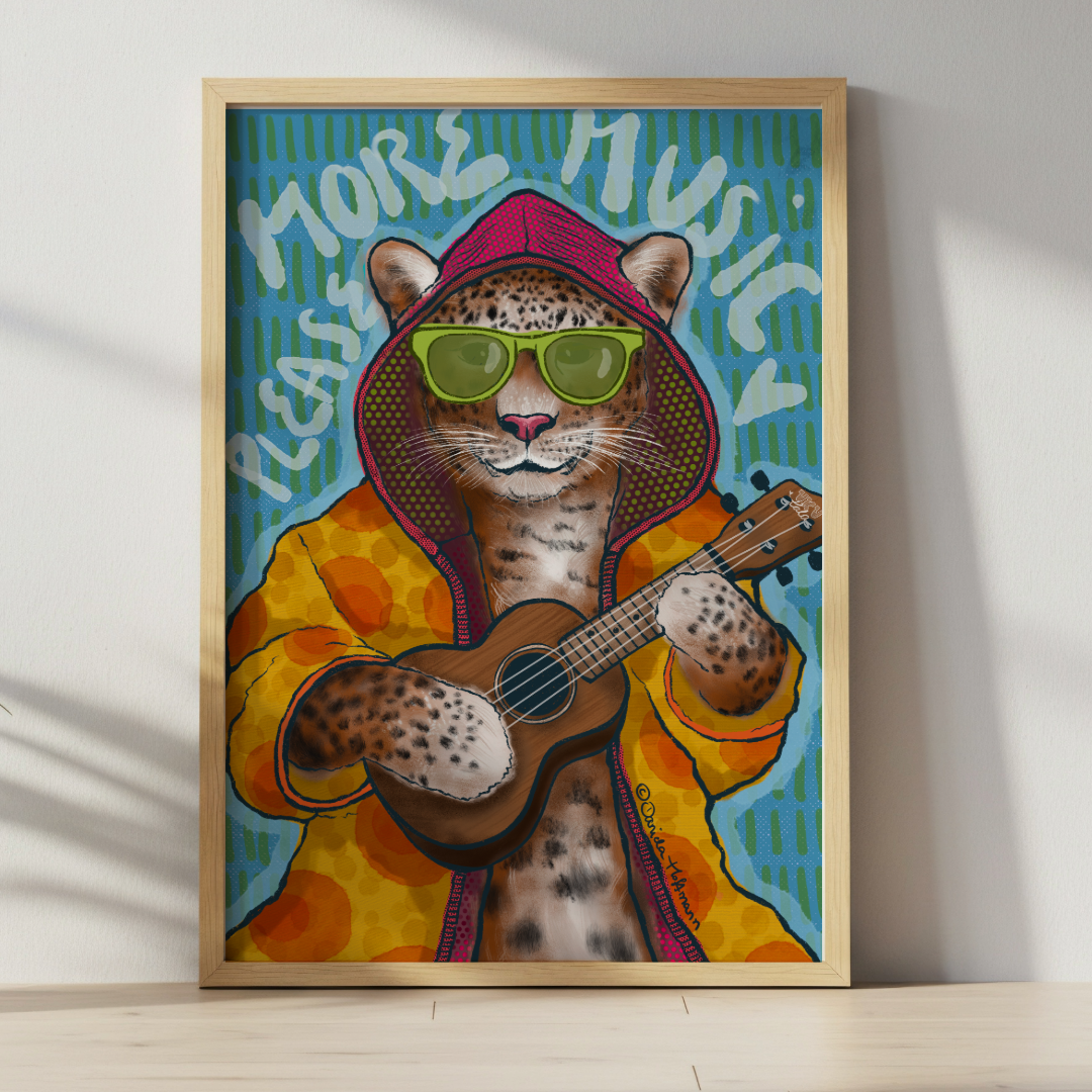 NEU! Poster "More Music Please" - 60x90 cm