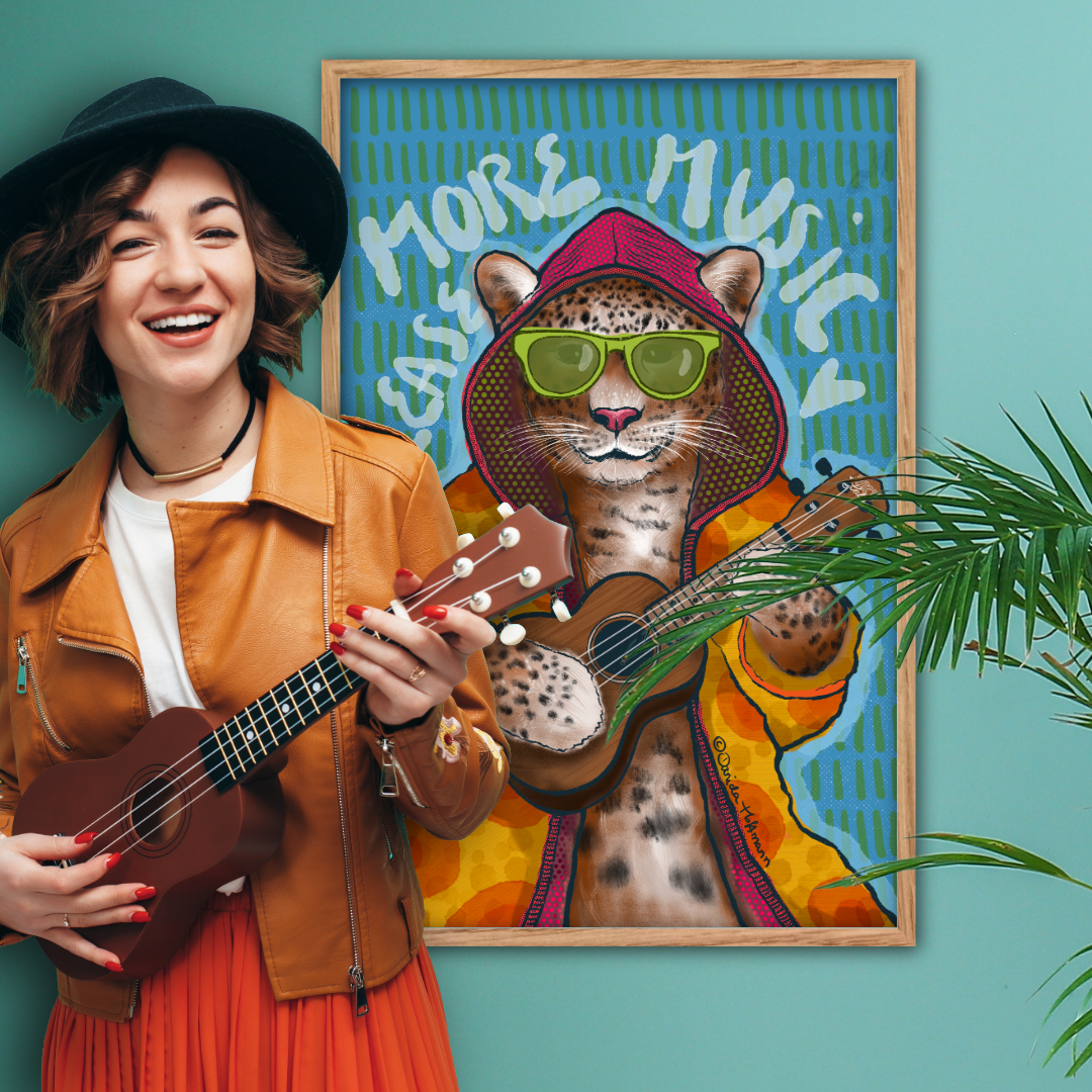 NEU! Poster "More Music Please" - 60x90 cm