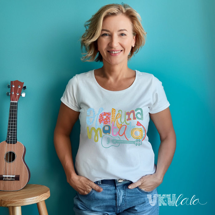 Ukulele Damen T-Shirt - "Hakuna Matata"