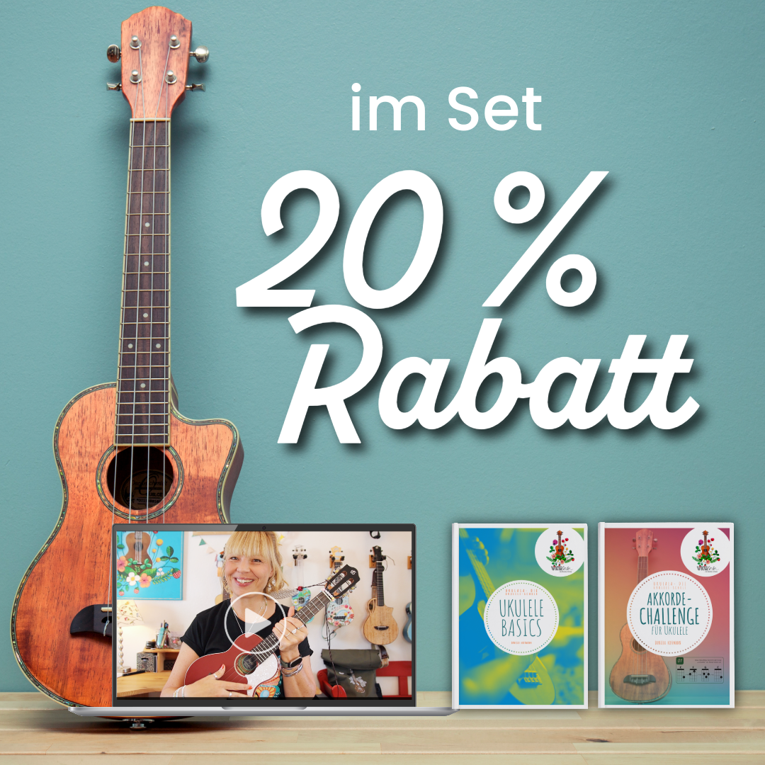 Das ultimative Ukulele-Starterpaket (Videokurs + 2 Workbooks)