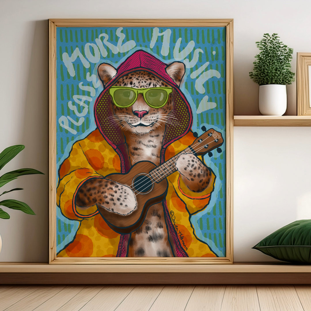 NEU! Poster "More Music Please" - 60x90 cm