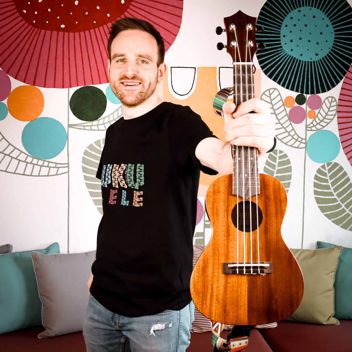 Ukulele T-Shirt Unisex - "UKU - LELE"