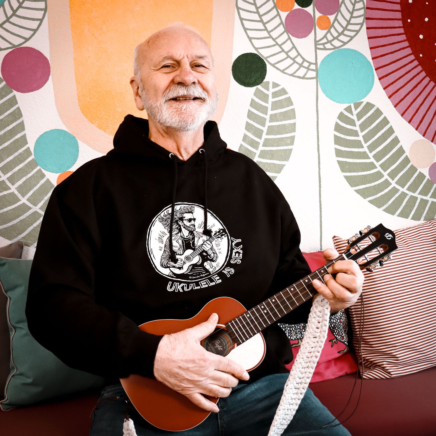 Ukulele Unisex Hoodie - "Ukulele is sexy"