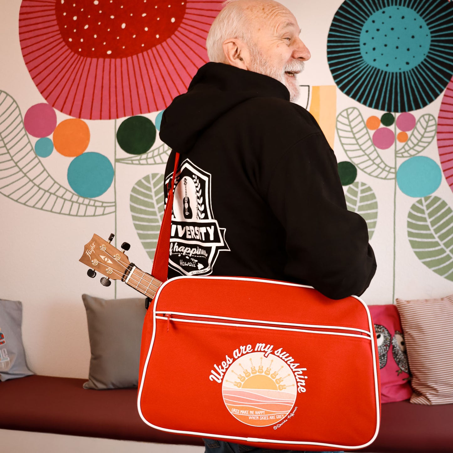 Retro Tasche "Ukes are my sunshine"