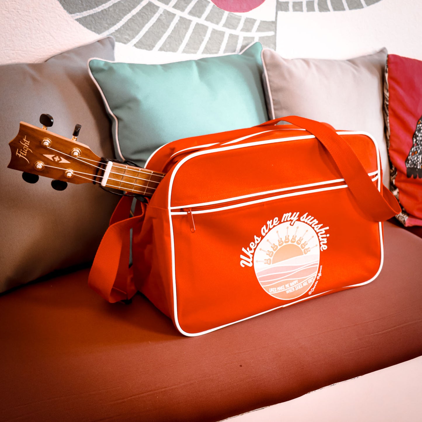 Retro Tasche "Ukes are my sunshine"