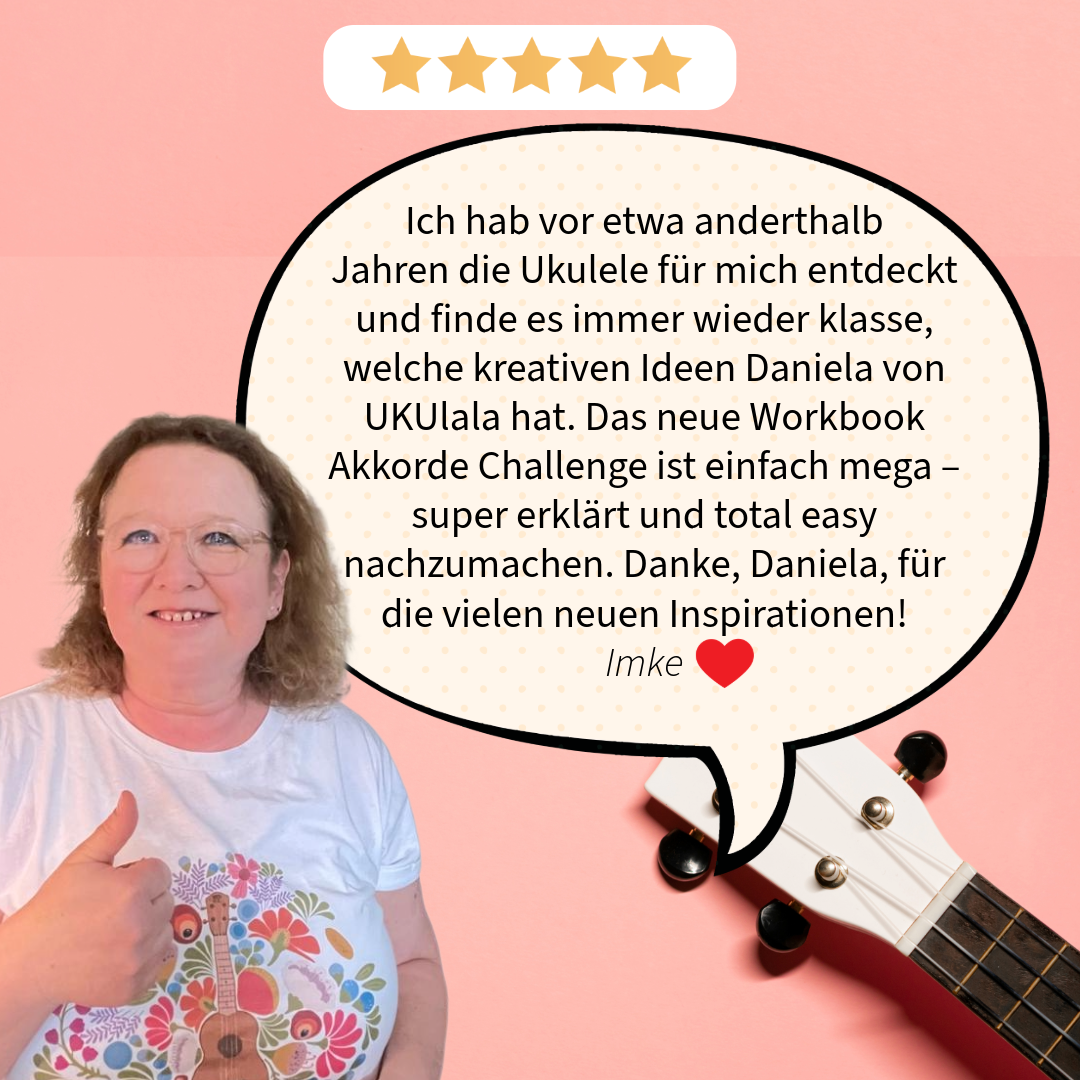 Akkorde-Challenge für Ukulele | Akkorde effektiv üben (PDF)