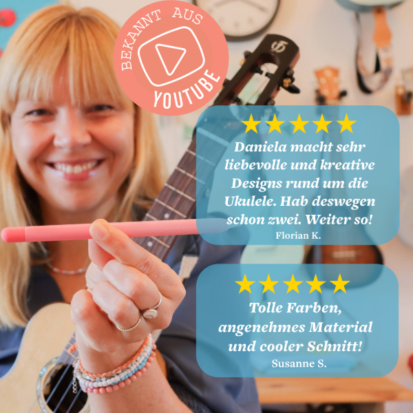 Baumwoll-Stoffbeutel mit "Have a Uke Day"-Design