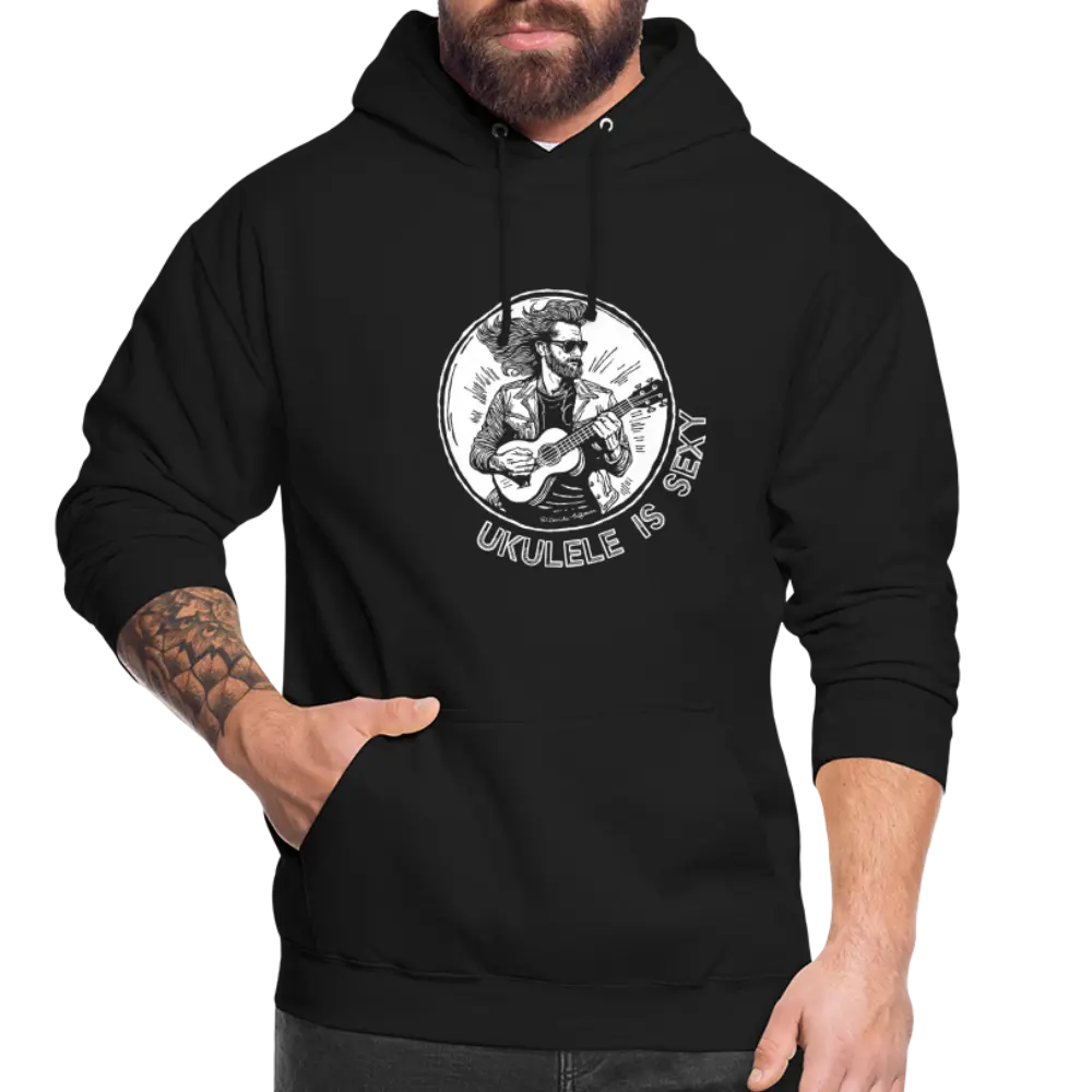 Ukulele Unisex Hoodie - "Ukulele is sexy"