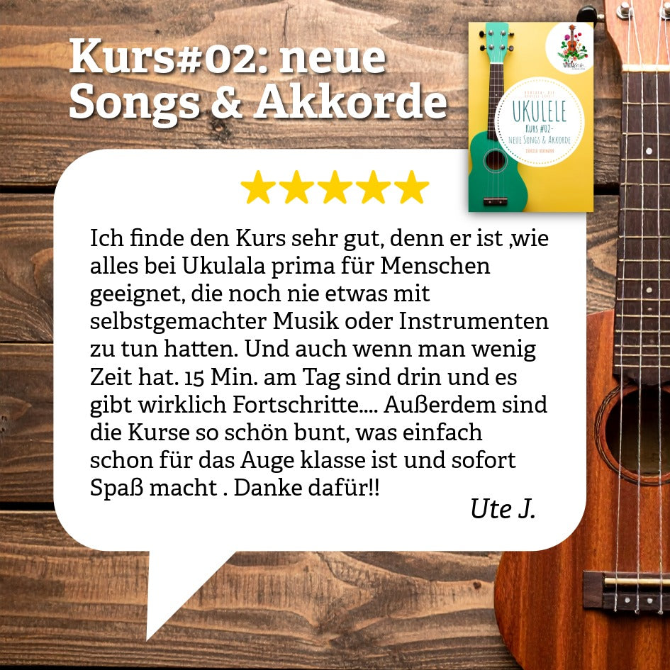 KURS#02: Ukulele-Flow – Songs meistern & Akkorde lieben lernen
