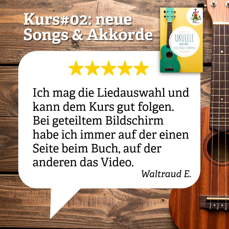 KURS#02: Ukulele-Flow – Songs meistern & Akkorde lieben lernen