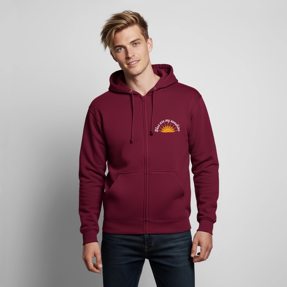 Unisex Kapuzenjacke "Ukes are my sunshine" - blue edition - Bordeaux
