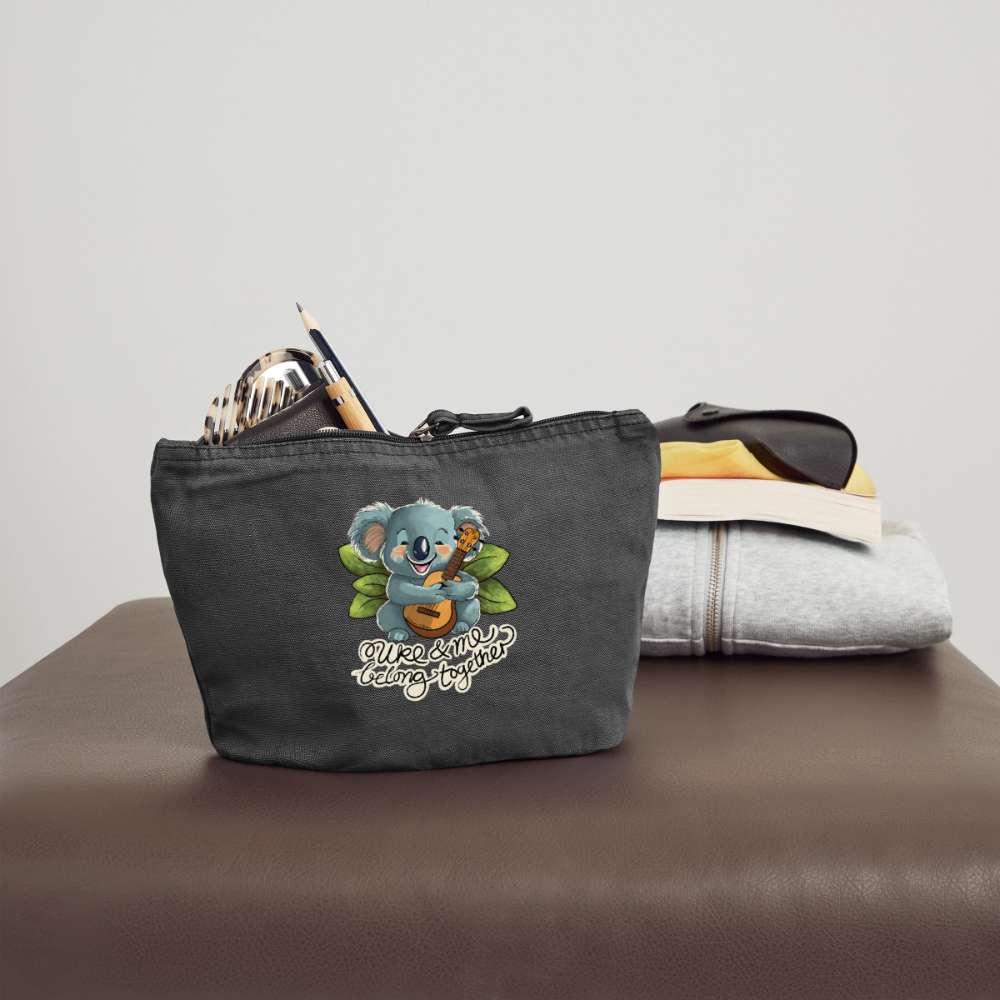 VINTAGE Täschchen "Uke & me belong together" - Vintage Schwarz