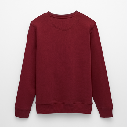 Ukulele-Sweatshirt - "LOVE, PEACE & UKULELE" - Burgunderrot