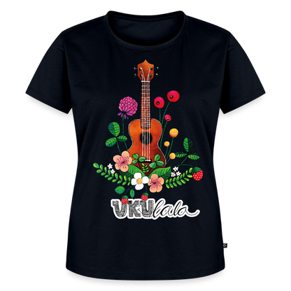Damen Premium T-Shirt - "UKUlala" - Navy