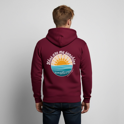 Unisex Kapuzenjacke "Ukes are my sunshine" - blue edition - Bordeaux