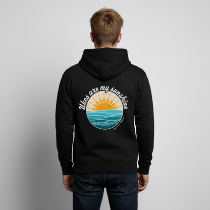 Unisex Kapuzenjacke "Ukes are my sunshine" - blue edition - Schwarz