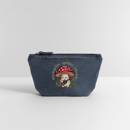 VINTAGE Täschchen „Glückspilze spielen Ukulele" - Vintage Denim