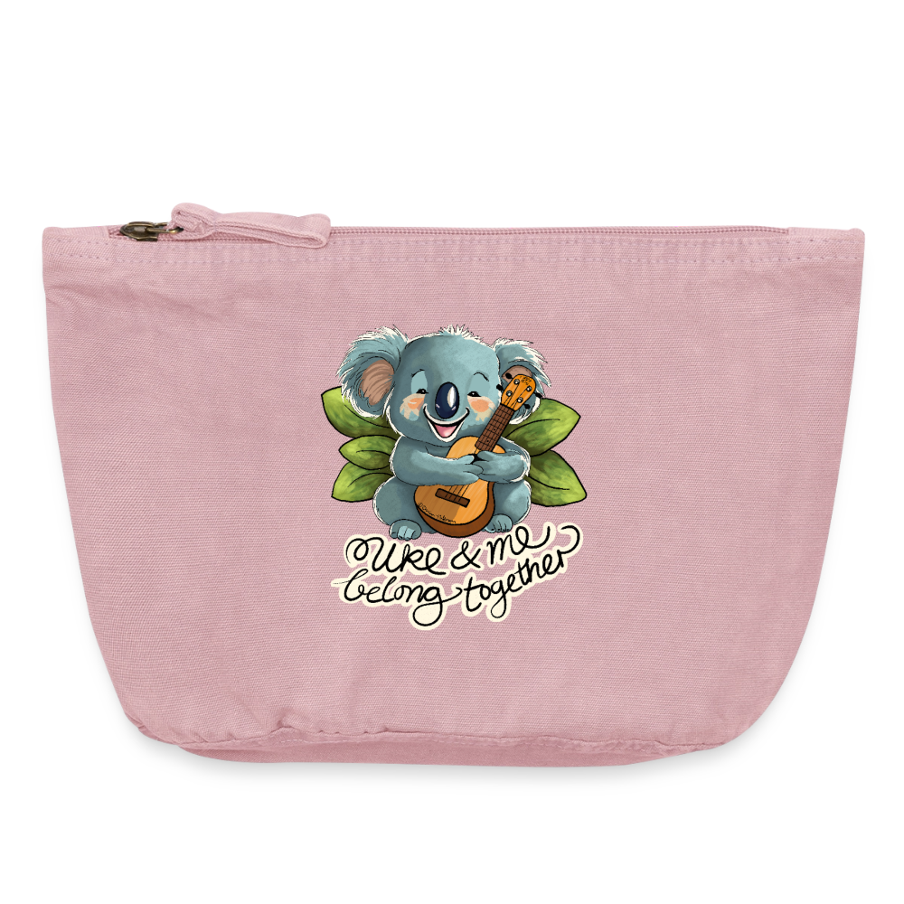 VINTAGE Täschchen "Uke & me belong together" - Vintage Rosa