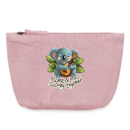 VINTAGE Täschchen "Uke & me belong together" - Vintage Rosa