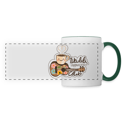 Tasse "Ukulele Cappuccino Club" - Weiß/Dunkelgrün