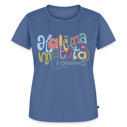 Damen Premium T-Shirt - "Hakuna Matata" - Taubenblau
